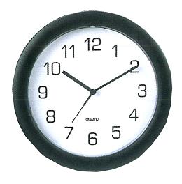 Clock Jasteck Black Rim 300mm